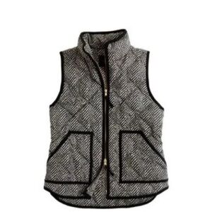 JCrew houndstooth vest XS